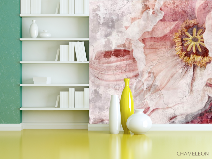 Фотошпалери дизайнерський Вінтажний квітка - 3