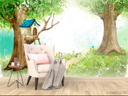 Фотообои Домик на дереве - 4