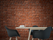 Фотошпалери Стіна з червоної цегли - 1