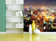 Фотошпалери Вид зверху на нічне місто - 3