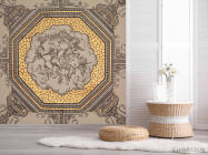 Фотошпалери Вінтажний принт на стелю - 2