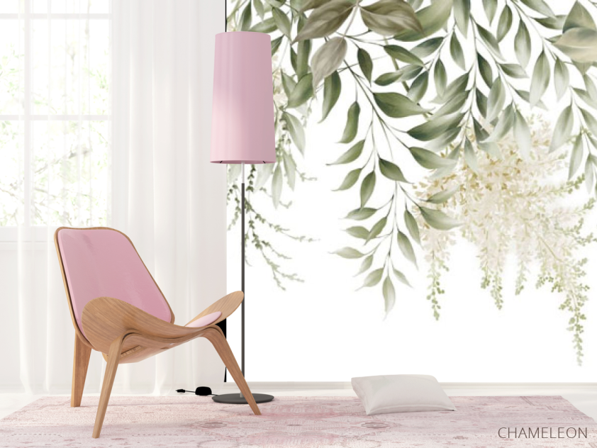 Фотошпалери листя зі стелі - 4