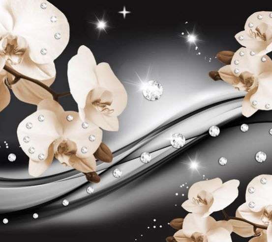 Фотошпалери 3D орхідеї Фотошпалери 3D орхідеї 30026