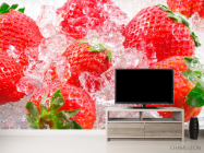 Фотообои Клубника во льду - 2