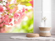 Фотошпалери рожеві квітки - 2