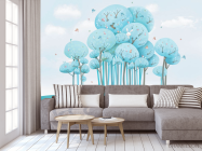 Фотообои Деревья с зайчиками - 3