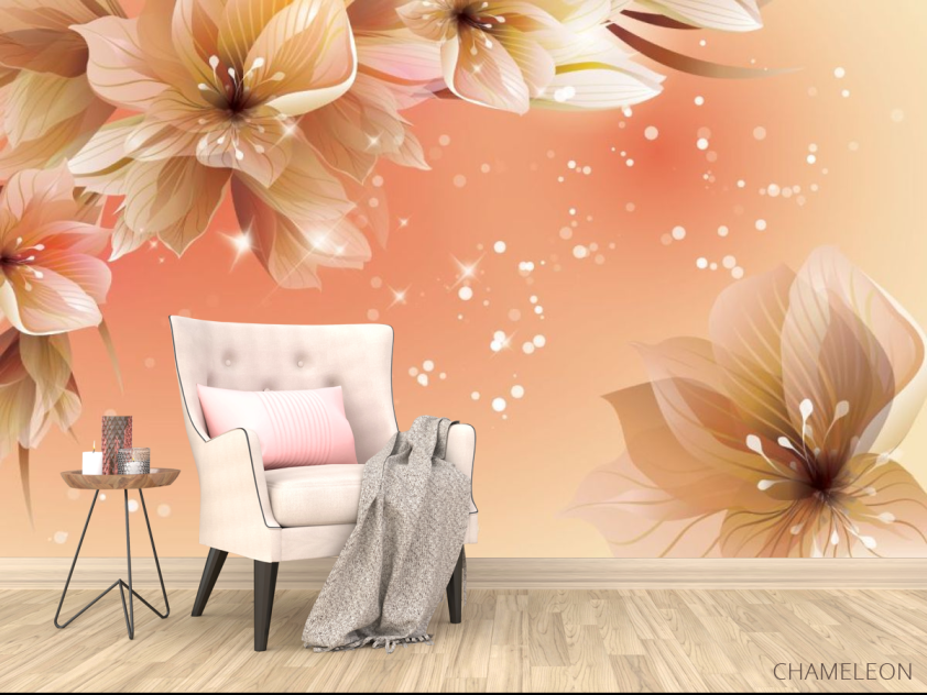 Фотообои 3D волшебные цветы - 4