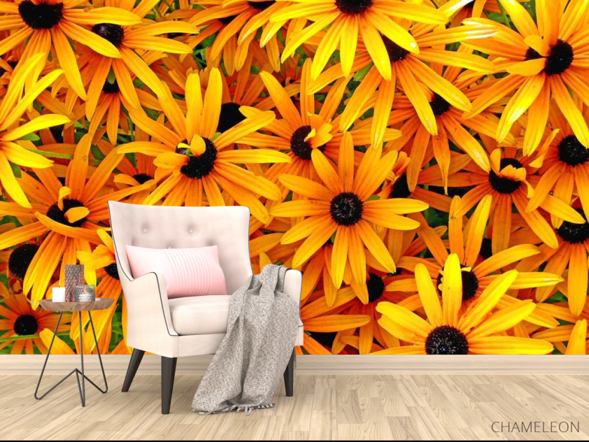 Фотообои Цветы желтого цвета - 4