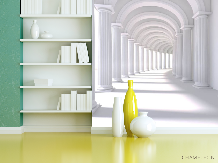 Фотошпалери колони розширюють простір - 3