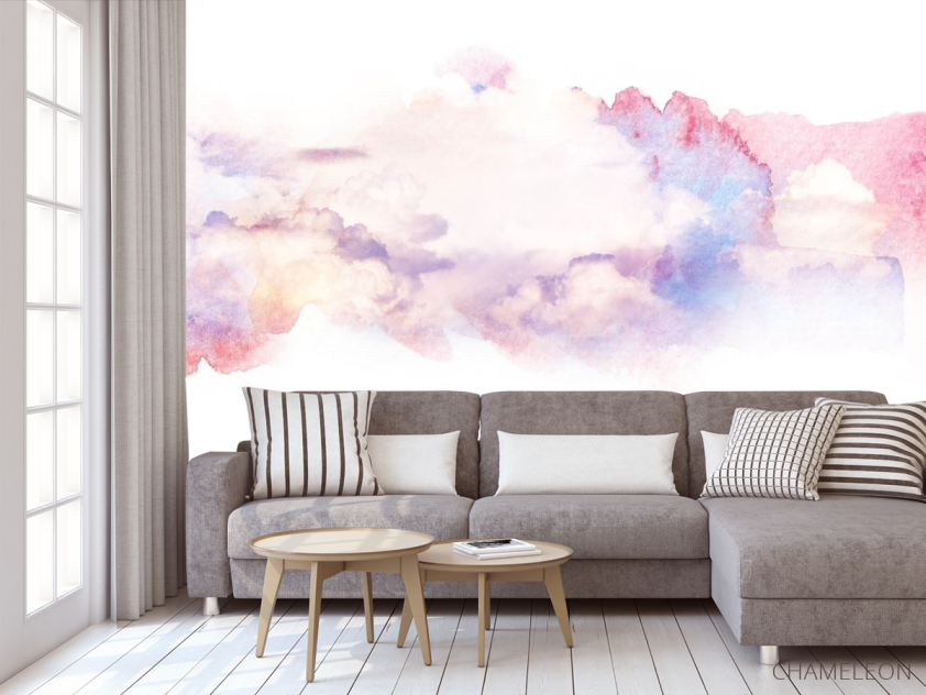 Фотообои Нежно-розовый Fluid art - 3