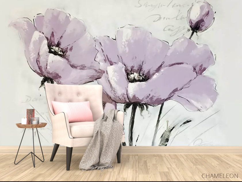 Фотообои дизайнерские маки - 4