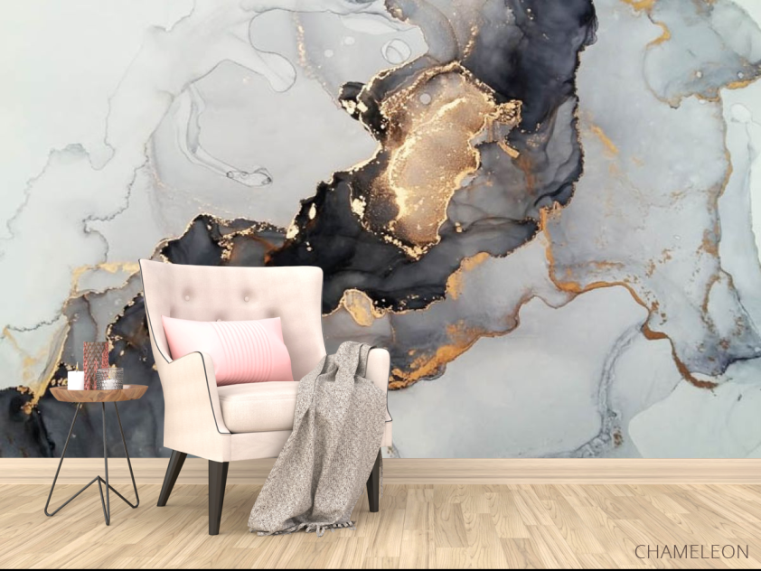 Фотообои Чёрный флюид - 4