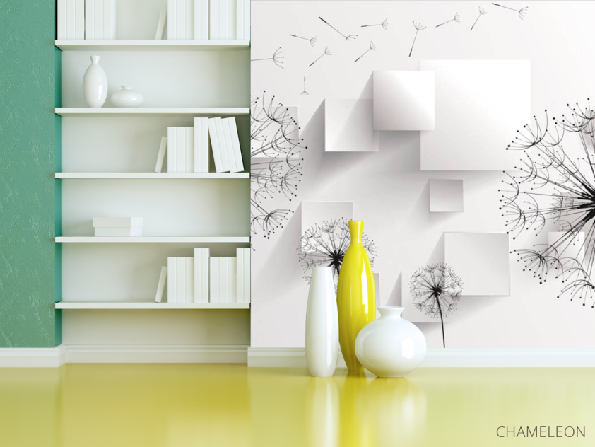 Фотошпалери Векторні кульбаби - 3