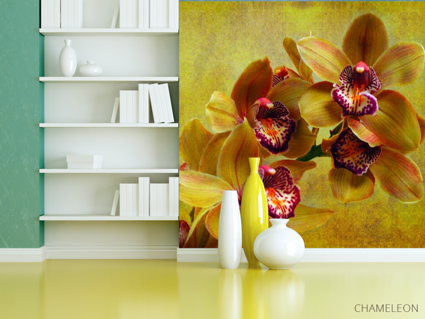 Фотошпалери Зелені квіти - 3