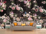 Фотообои 3д Розы - 1