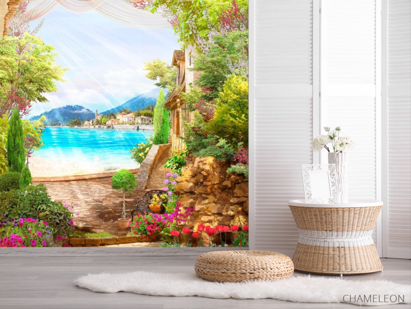 Фотошпалери Вид на берег моря - 2