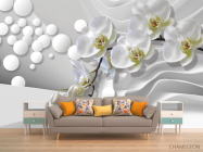 Фотообои 3д орхидеи - 1