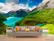 Фотообои Тучи идут в горы - 1