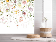 Фотошпалери акварельні квіти - 2