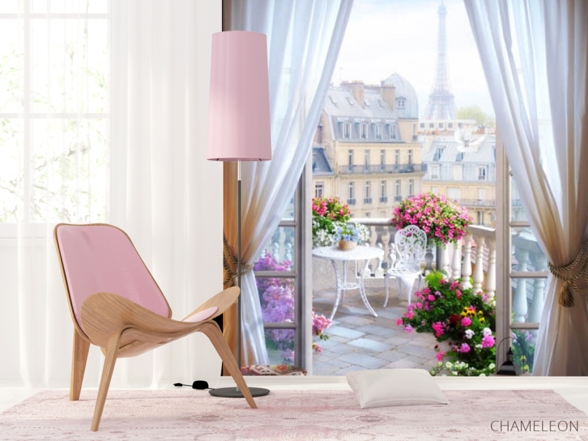 Фотошпалери Вид з балкона на Париж - 4