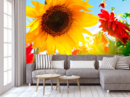Фотообои Подсолнух и гербера - 3