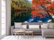 Фотообои Отражение, лес, вода - 3