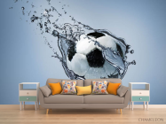 Фотообои футбольный мяч - 1