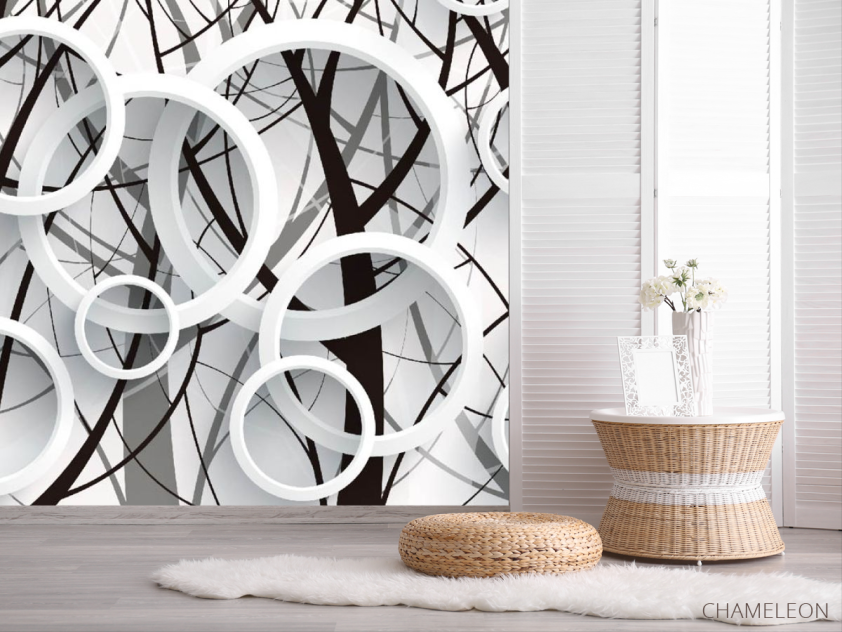 Фотошпалери 3Д круги - 2