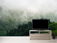 Фотообои Вид на туманый лес - 2