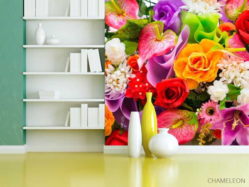 Фотошпалери Фотошпалери Яскравий букет квітів - 3