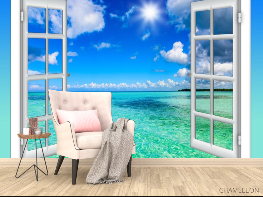 Фотообои Вид на море из окна - 4