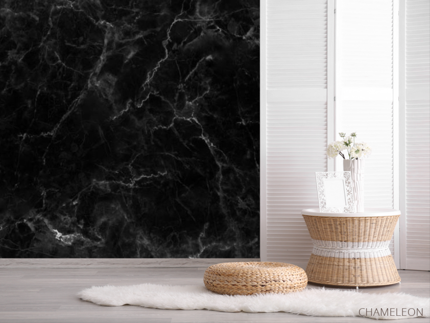 Фотошпалери чорний мармур - 2