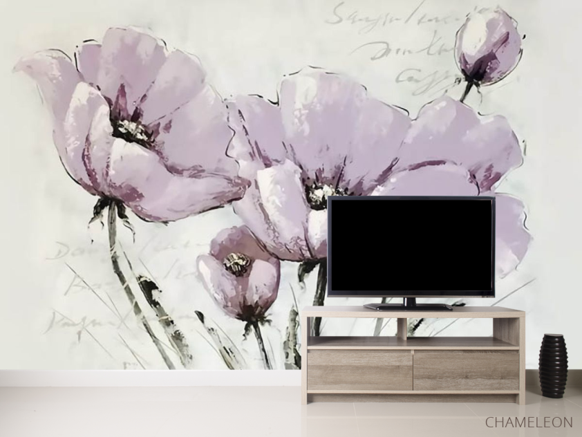 Фотообои дизайнерские маки - 2