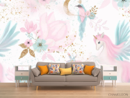 Фотообои Единороги патерн - 1