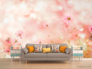 Фотообои полевые цветочки на солнце - 1