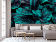 Фотообои Темно-зелёные листья - 3