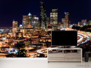 Фотообои Высотки ночного города - 2