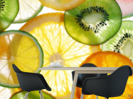 Фотошпалери Часточки фруктів - 1