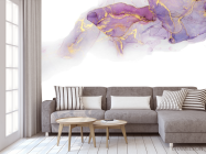 Фотообои Фиолетовый fluid art - 3