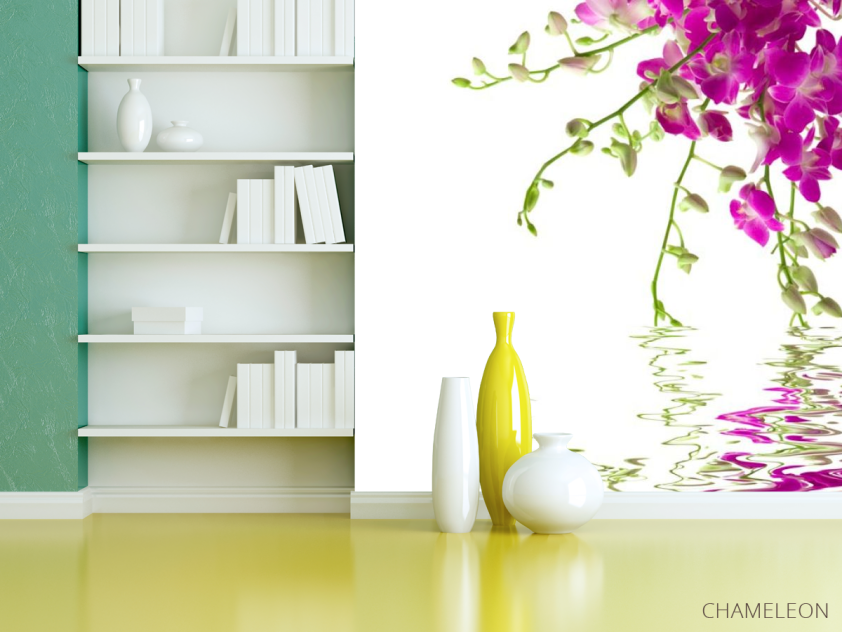 Фотошпалери Малинові квіточки - 3