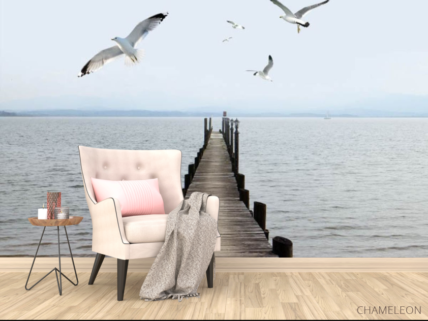 Фотообои Пирс с чайками - 4