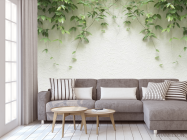 Фотообои Листья с потолка - 3