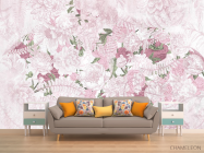 Фотообои Векторные дизайнерские цветы - 1