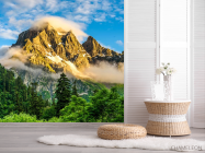 Фотошпалери гори у лісі - 2