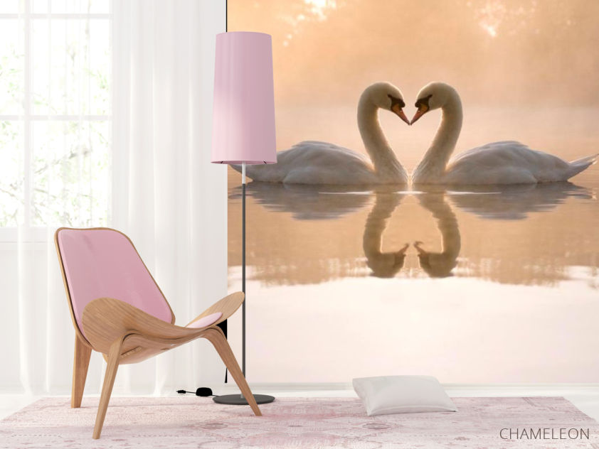 Фотошпалери Пара лебедів - 4