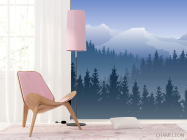 Фотошпалери ліс в тумані - 4