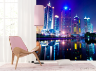 Фотошпалери Відображення Нью-Йорка у воді - 4