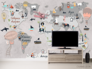 Фотообои Десткая карта - 2