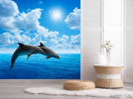 Фотообои Прыжки дельфинов - 2
