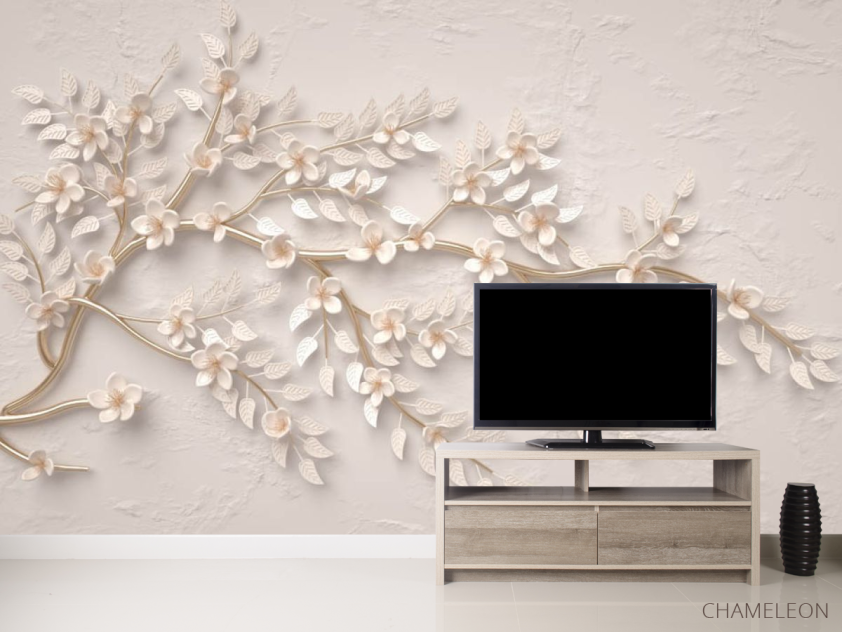 Фотообои Ветка барельеф - 2